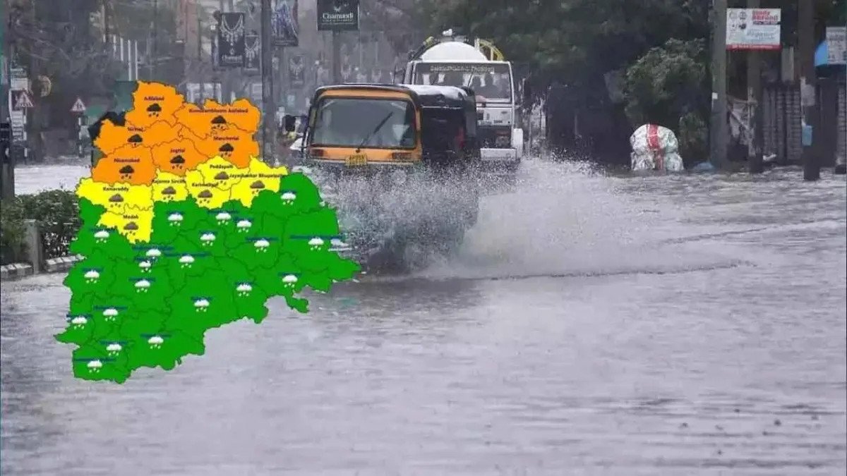 ఈ నెల 27 వరకు తెలంగాణలో వానలే వానలు.. ఈ జిల్లాల్లో దంచికొట్టనున్న వర్షాలు..