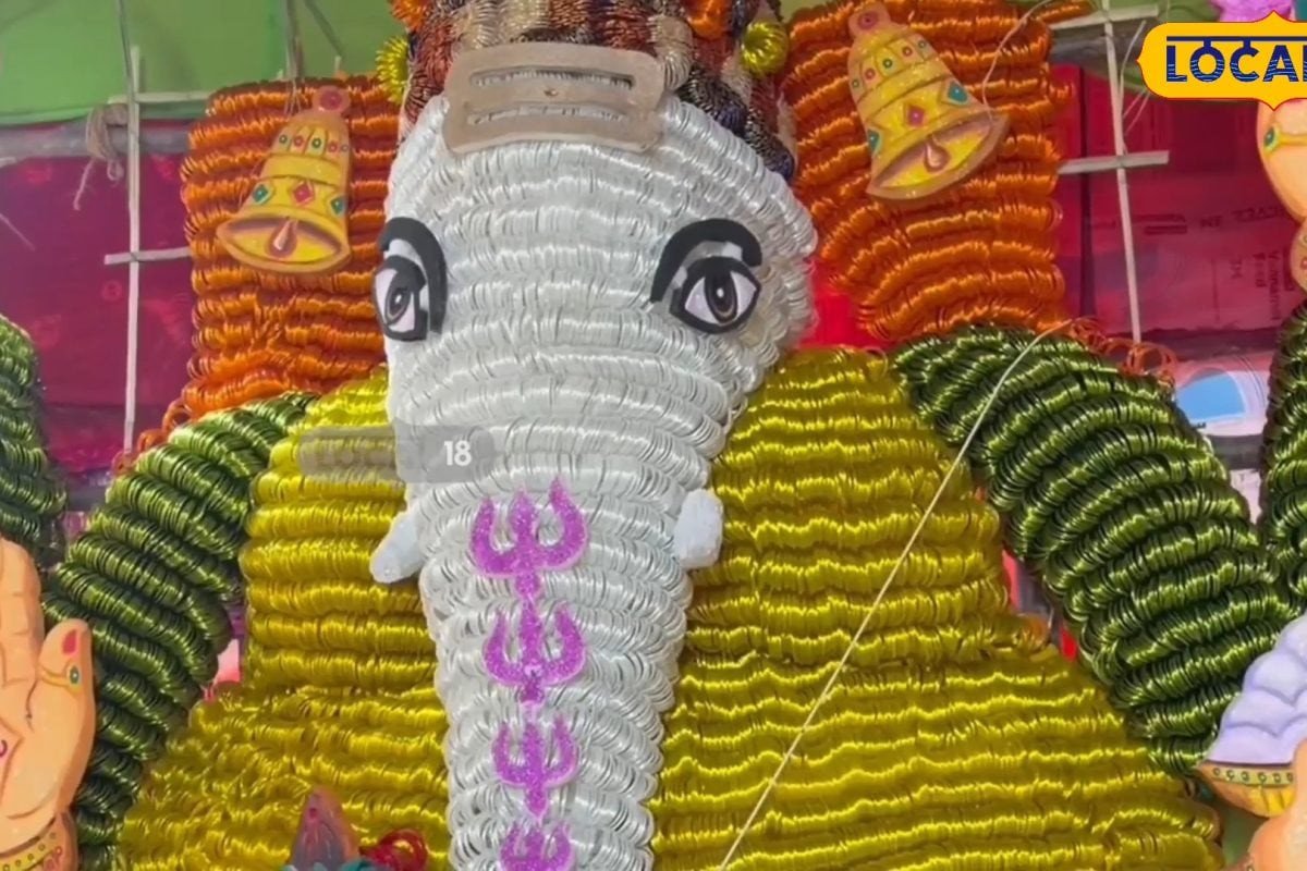 లక్షా 8 వేల గాజులతో వినాయకుడు.. నిమజ్జనం తర్వాత వాటిని ఏం చేస్తారో తెలిస్తే ఆశ్చర్యపోతారు!