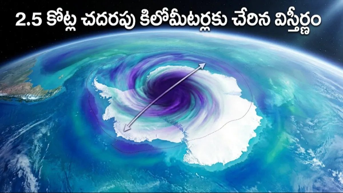 భూమికి విషపు కిరణాల శాపం: అంటార్కిటికాపై ఓజోన్ రంధ్రం అమాంతం విస్తరణ