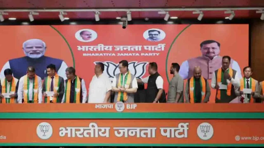 UDP MLAs Join BJP | 8 మంది యూడీపీ ఎమ్మెల్యేలు బీజేపీలో చేరిక.. మేఘాలయలో రెండో అతి   పార్టీగా గుర్తింపు