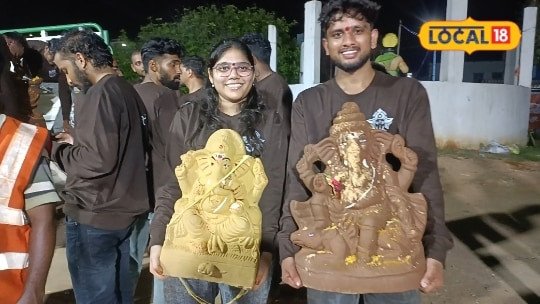 విశాఖ బీచ్‌లో గణేశ్ నిమజ్జన కోలాహలం.. భారీ ఊరేగింపులతో సాగర తీరానికి గణనాథులు.. ఎటు చూసినా జనసంద్రమే..!