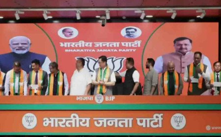 UDP MLAs Join BJP | 8 మంది యూడీపీ ఎమ్మెల్యేలు బీజేపీలో చేరిక.. మేఘాలయలో రెండో అతి   పార్టీగా గుర్తింపు