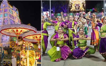 పసిడి కాంతుల్లో తిరుమల- బ్రహ్మోత్సవాల్లో జర్మనీ కళకారులు