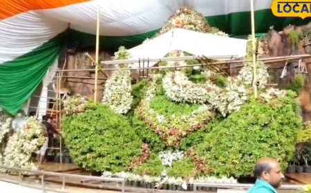 Ganesha Idol: చూసేందుకు రెండు కళ్ళు చాలవు.. ఏకంగా లక్ష మొక్కలతో రూపుదిద్దుకున్న గణపయ్య.. ఓ లుక్కేయండి..