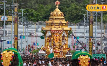 Tirumala: తిరుమలలో బంగారు రథం.. గోవింద నామస్మరణతో మార్మోగిన వీధులు..!