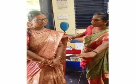 ఇరవెండి అంగన్‌వాడీలో టీచర్ ఫ్యాన్సీ వ్యాపారం