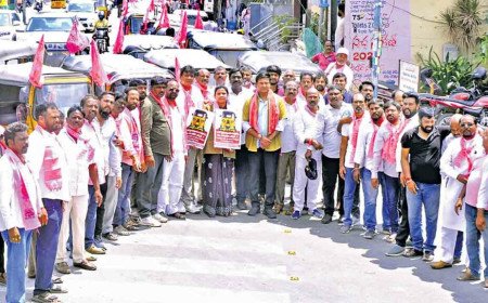 ఆటోవాలా.. పోరుబాట.. కాంగ్రెస్‌ ప్రభుత్వ ‘అబద్ధాల హామీల’పై రణనినాదం