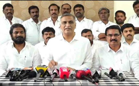 Harish Rao | బీఆర్‌ఎస్‌ ఒత్తిడి పెడితే మూడు మోటార్లు నడుపుతున్నారు : హరీశ్ రావు