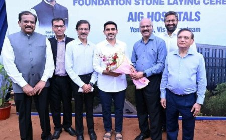 AP News: విశాఖపట్నంలో ఏఐజీ హాస్పిటల్స్‌ భారీ ప్రాజెక్టు.. 1,000 పడకల క్యాంపస్‌కు శంకుస్థాపన