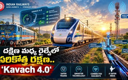 Kavach 4.0: మల్కాజిగిరి-కామారెడ్డి మార్గంలో 108 కిలోమీటర్ల మేర కొత్త టెక్నాలజీ