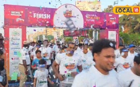 వైజాగ్‌ను ఊపేసిన న్యూస్18 'మన రన్' మెగా మారథాన్.. ఆర్కే బీచ్‌లో పోటెత్తిన జనం