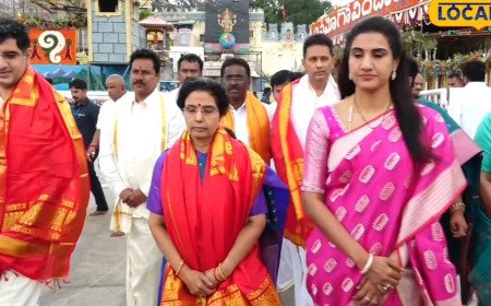 తిరుమల శ్రీవారి సేవలో నారా భువనేశ్వరి.. వీడియో