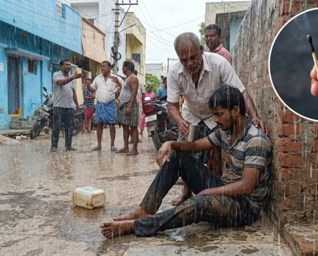 Vizag: అగ్గిపుల్ల వెలగలేదు.. ప్రాణం పోలేదు.. యువకుడిని కాపాడిన వర్షం!