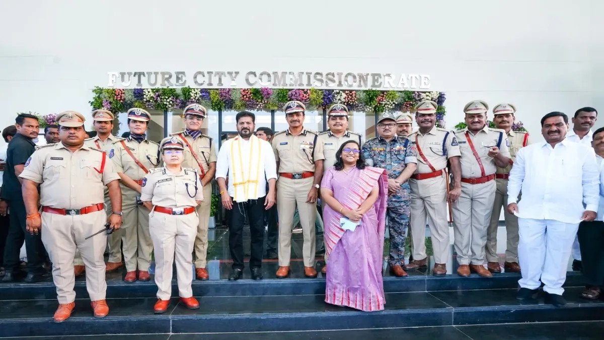 ఫ్యూచర్ సిటీ పోలీస్ కమిషనరేట్ ప్రారంభం.. సీఎం రేవంత్ చేతుల మీదుగా..