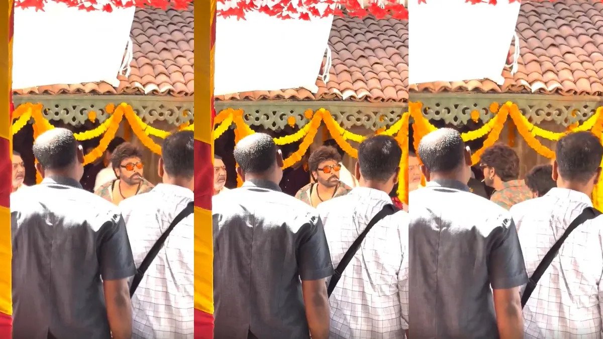 'కాకా' సెట్స్ నుంచి లీకైన వీడియో..  వింటేజ్ స్వ్యాగ్‌తో ఊపేస్తున్న మెగాస్టార్!
