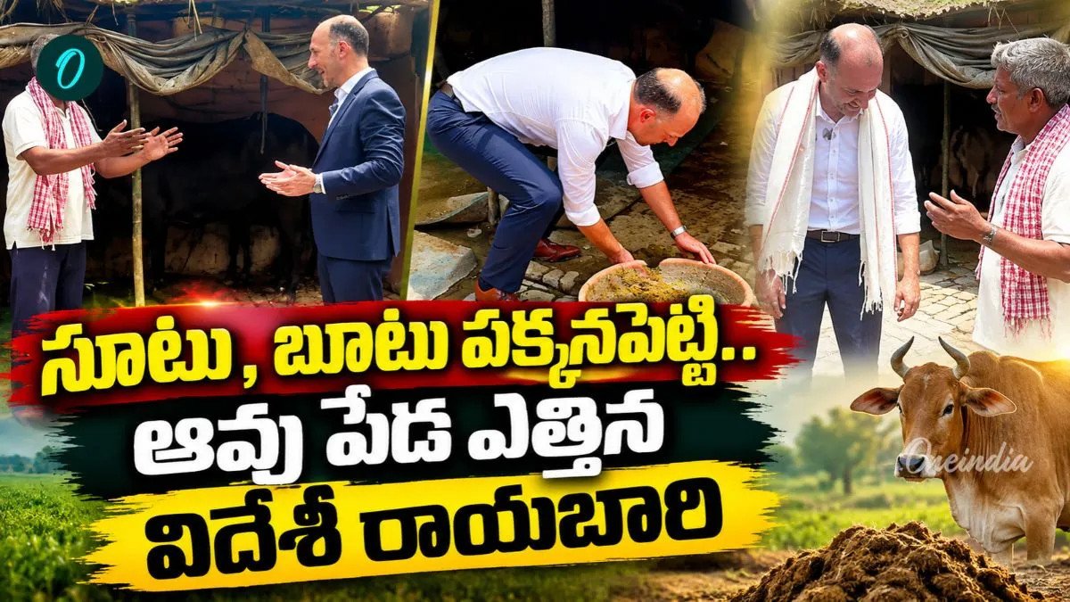Video: పేడ ఎత్తిన జర్మన్ రాయబారి! "భారత్‌లో బతకగలవా?"