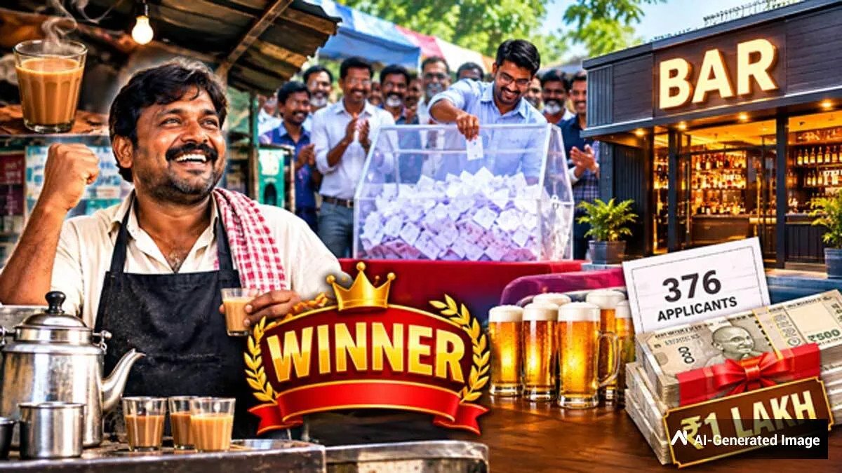 నక్కతోక తొక్కిన చాయ్ వాలా.. లక్కీ డ్రాలో బార్ గెలుపు!