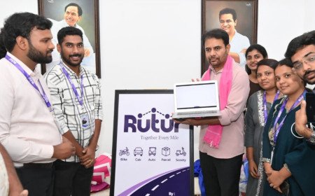 KTR | స్వదేశీ మొబిలిటీ ప్లాట్‌ఫామ్ ‘రుటూర్’ ప్రారంభం.. డ్రైవర్లకు కమీషన్‌ లేని సేవలే లక్ష్యం!