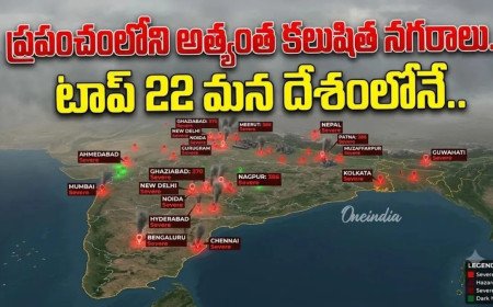 ప్రపంచంలోనే నంబర్ వన్ పొల్యూషన్ సిటీ.. 22 మన దేశంలోనే