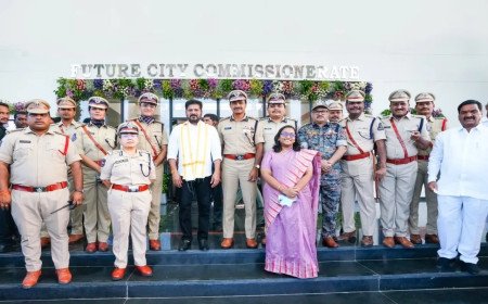 ఫ్యూచర్ సిటీ పోలీస్ కమిషనరేట్ ప్రారంభం.. సీఎం రేవంత్ చేతుల మీదుగా..