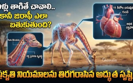 నీళ్లు తాగితే బ్రెయిన్ స్ట్రోక్! నిమిషం కంటే తక్కువ నిద్ర.. జిరాఫీ ఒంట్లో ఇన్ని రహస్యాలా!