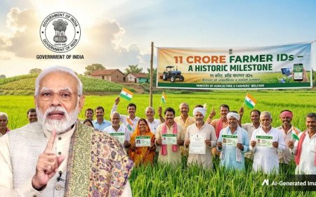 అన్నదాతలకు డిజిటల్ భరోసా.. 11 కోట్ల మందికి రైతు ఐడీలు పూర్తి!