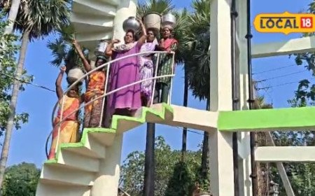 బోరు నీళ్లలో ఫ్లోరైడ్.. తాగితే కీళ్ల నొప్పులు.. వాటర్ ట్యాంక్ ఎక్కి దళిత, గిరిజన మహిళల వినూత్న నిరసన!