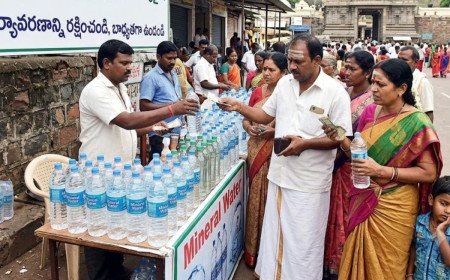 Srisailam: లీటర్ నీళ్లు రూ. 50.. మల్లన్న సన్నిధిలో మినరల్ వాటర్ మాఫియా!