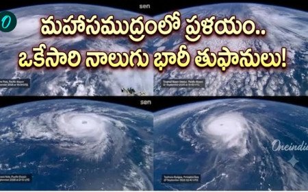 VIDEO: నాలుగు తుఫానుల భయంకర దృశ్యం! శాటిలైట్ చిత్రాలు చూసి నివ్వెరపోతున్న సైంటిస్టులు