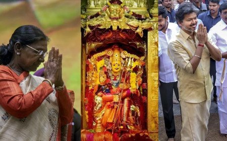దుర్గమ్మ దర్శనానికి రాష్ట్రపతి, సీఎం విజయ్!