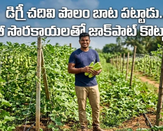 బుల్లి సొరకాయలతో నెలకు రూ. 15 లక్షలు ఆదాయం!